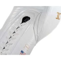 Hit N Move Lace Up Pro Balance – White/Gold -Professional Boxing Equipment Store 2G3A0507 scaled copy