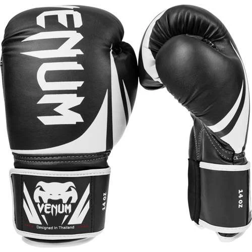 Venum Challenger 3.0 Boxing Glove – White/Black/Gold 4 Venum Challenger 3.0 Boxing Glove – White/Black/Gold - Image 4