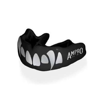 Ampro Custom Dentist Performance Mouth Guard – Silver Fangs 1 Ampro Custom Dentist Performance Mouth Guard – Silver Fangs