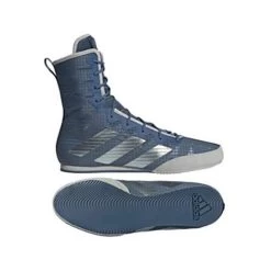 Adidas Box Hog 4 Boxing Boots – Blue/Grey