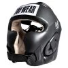 Tuf Wear Leather Headgear With Cheek – Black