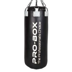 Pro-Box Champ Hybrid Leather Jumbo Punch Bag – Black/White