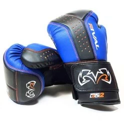 Rival RB10 Intelli Shock Bag Glove – Blue/Black -Professional Boxing Equipment Store RB10 2 blue01