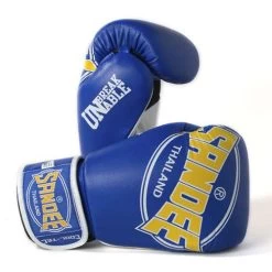 Sandee Cool-Tec Leather Sparring Glove – Blue/Yellow/White