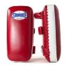 Sandee Large Extra Thick Flat Thai Kick Pads – Red/White