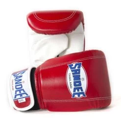 Sandee Leather Bag Glove – Blue/White -Professional Boxing Equipment Store SandeeVelcroRedWhiteLeatherBagGlove 2nd