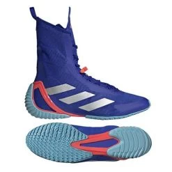 Adidas Speedex Ultra Boxing Boot – Blue/Silver