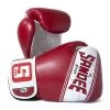 Sandee Sport Synthetic Leather Boxing Glove – Red/White