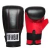 Tuf Wear Hide Leather Bag Gloves – Black/Red