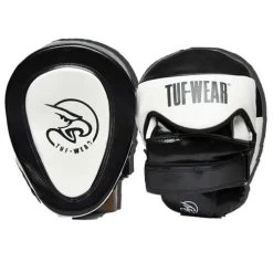 Tuf Wear Victor Gel Curved Hook & Jab Pad – Black/White