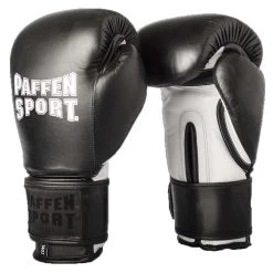 Paffen Sport Klett Hook & Loop Sparring Gloves – Black/White