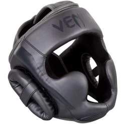 Venum Elite Cheek Headguard – Black/Black -Professional Boxing Equipment Store VENUMELITEHEADGEARsilver 5