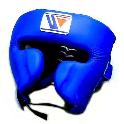 Winning FG-2900 Headguard With Cheek Protection – Blue 1 Winning FG-2900 Headguard With Cheek Protection – Blue