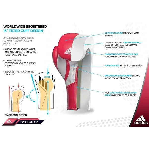 Adidas Speed Tilt 250 Boxing Gloves 2 Adidas Speed Tilt 250 Boxing Gloves - Image 2