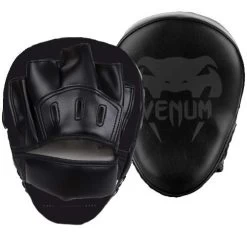 Venum Light Curved Focus Mitts – Black/Black