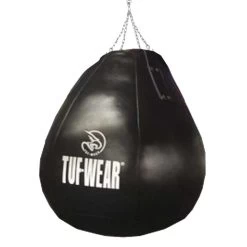 Tuf Wear Leather Wrecking Ball / Maize Bag – Black