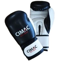 Cimac Artificial Leather Boxing Gloves – Red/White -Professional Boxing Equipment Store black glovescimac 2nd 1