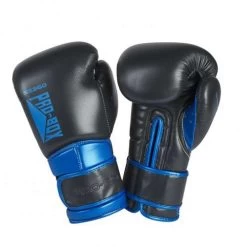 Pro-Box Speed-Lite Sparring Gloves – Black/Gunmetal/Blue
