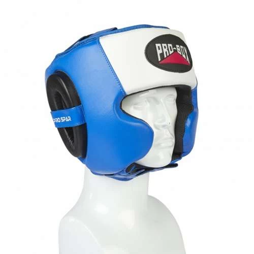 Pro-Box Pro-Spar Cheek Headguard – Blue/White 1 Pro-Box Pro-Spar Cheek Headguard – Blue/White