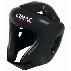 Cimac PU Boxing Head Guard – Red -Professional Boxing Equipment Store cimacheadguardblack 2nd