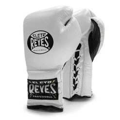 Cleto Reyes Lace Up Sparring Gloves White