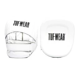 Tuf Wear Infinity Elite Leather Cuban Pads – White