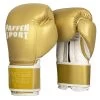Paffen Sport Klett Hook & Loop Sparring Gloves – Gold/White