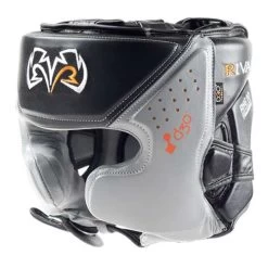Rival RHG10 INTELLI-SHOCK Headgear – Black/Grey -Professional Boxing Equipment Store grey5D 1