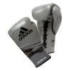 Adidas AdiSpeed Lace Up Boxing Gloves – Grey/Black