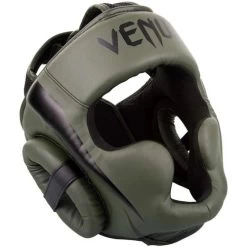 Venum Elite Cheek Headguard – Khaki/Black