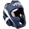 Venum Elite Cheek Headguard – Navy Blue/White