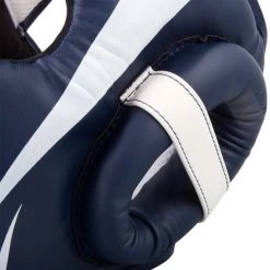 Venum Elite Cheek Headguard – Navy Blue/White -Professional Boxing Equipment Store headgear elite navyblue white 1500 05 1