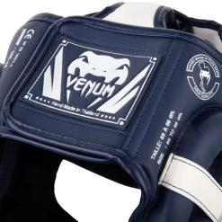 Venum Elite Cheek Headguard – Navy Blue/White -Professional Boxing Equipment Store headgear elite navyblue white 1500 06 1