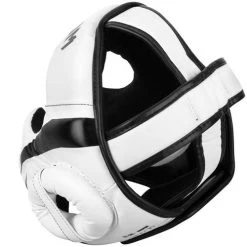 Venum Elite Cheek Headguard – White/Black -Professional Boxing Equipment Store headgear elite white black 1500 03 2 1