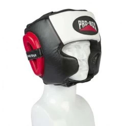 Pro-Box Pro-Spar Cheek Headguard – Black/Red