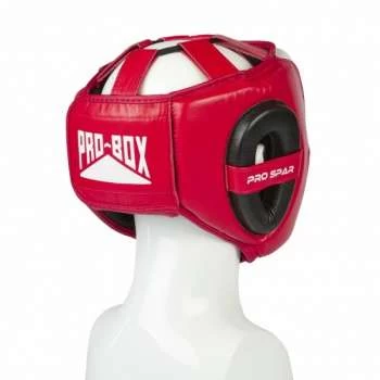 Pro-Box Pro-Spar Cheek Headguard – Red/White 2 Pro-Box Pro-Spar Cheek Headguard – Red/White - Image 2