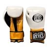 Cleto Reyes Hook&Loop Sparring Gloves – White/Gold