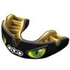 OPRO Instant Custom-Fit Mouthguard – Black/Green Eyes