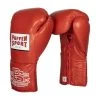 Paffen Sport Pro Mexican Lace Up Sparring Gloves – Red