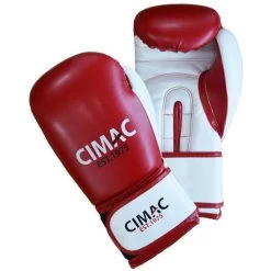 Cimac Artificial Leather Boxing Gloves – Blue/White -Professional Boxing Equipment Store red glovescimac