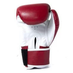 Sandee Sport Synthetic Leather Boxing Glove – Red/White -Professional Boxing Equipment Store redgloves
