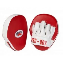 Pro-Box Club Essentials PU Hook & Jab Pads – Red/White