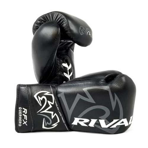 Rival RFX Guerrero Pro Fight Lace Up Glove – Black 1 Rival RFX Guerrero Pro Fight Lace Up Glove – Black