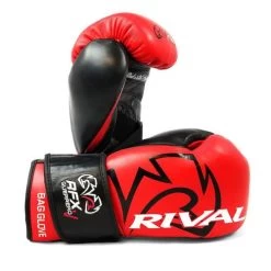 Rival RFX Guerrero Pro Fight Glove With Strap – Red/Black
