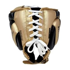 Rival RHG100 Professional Cheek Headgear – Black/Gold -Professional Boxing Equipment Store rhg100 black 03 2