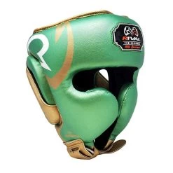 Rival RHG100 Professional Cheek Headgear – Black/Gold -Professional Boxing Equipment Store rhg100 green 01 1 2
