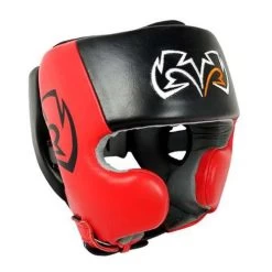Rival RHG20 Cheek Training Headguard – Blue/Black -Professional Boxing Equipment Store rhg20blackred large 2nd 1