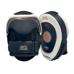 Rival RPM10 Intelli-Shock Punch Mitts (Next Gen) – White/Black
