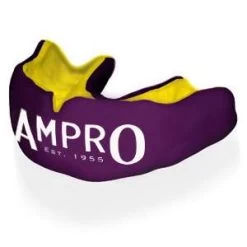 Ampro Custom Made Dentist Pro Mouthguard – Yellow & Purple