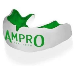 Ampro Custom Made Dentist Pro Mouthguard – Green & White